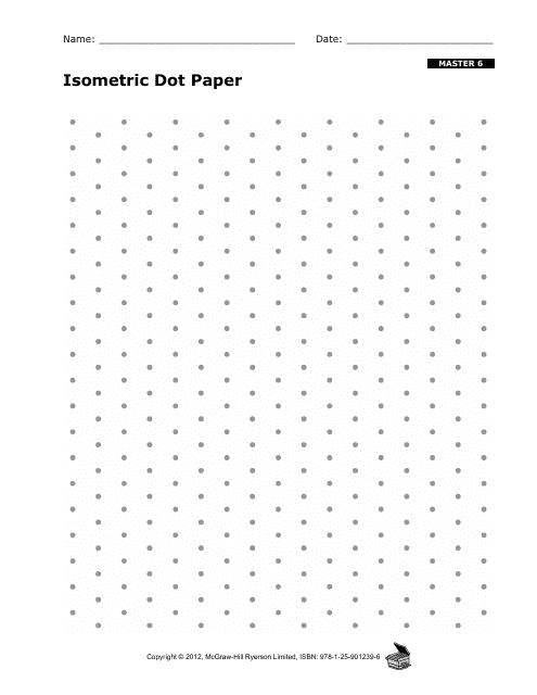 Isometric Dot Paper Template - Mcgraw-Hill Ryerson Limited Download Pdf
