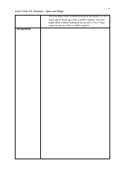 Level 2 Year 3/4: Geometry Teacher Booklet - Space and Shape, Page 4