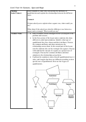 Level 2 Year 3/4: Geometry Teacher Booklet - Space and Shape, Page 6