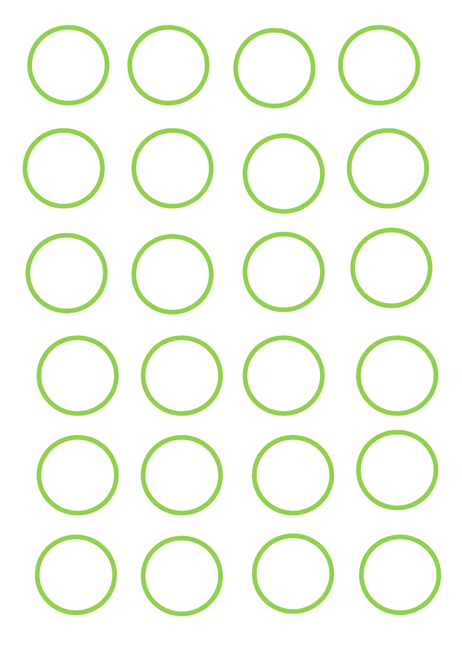 Family Tree Leaf and Circle Templates, Page 2