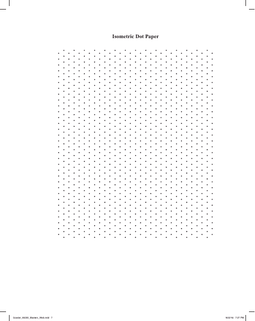 2-page Isometric Dot Paper Template Download Pdf