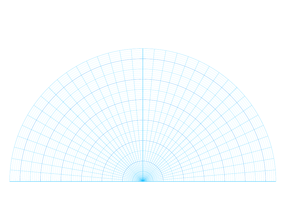 Blank Polar Graph Paper Template Blue Download Printable PDF Templateroller