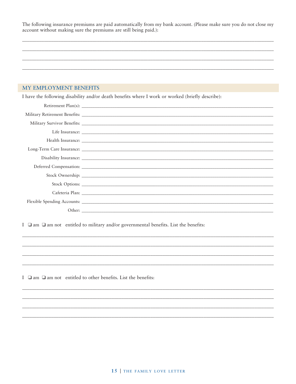 Family Love Letter Template - John J. Scroggin, Page 10