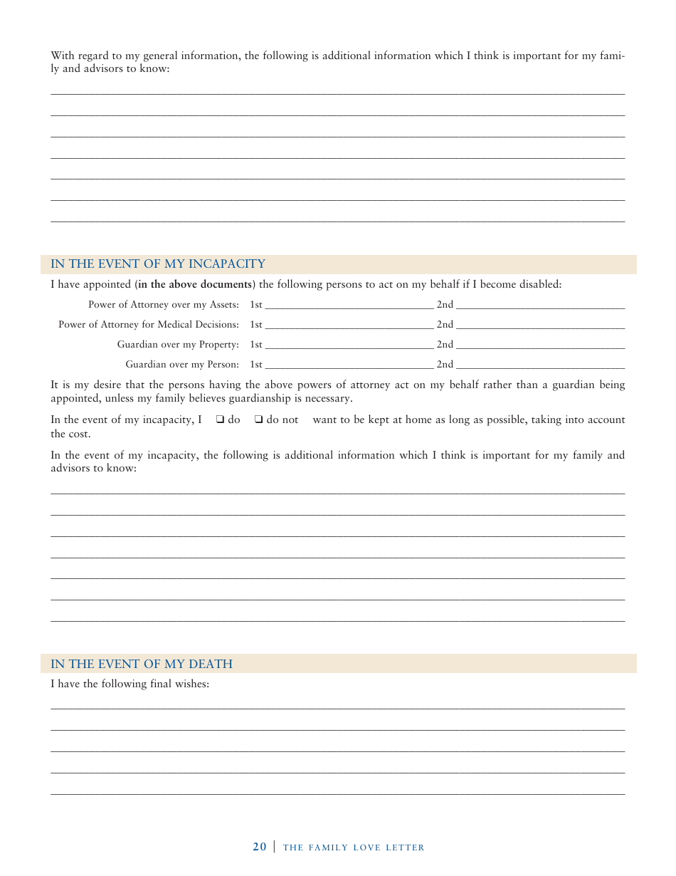 Family Love Letter Template - John J. Scroggin, Page 15
