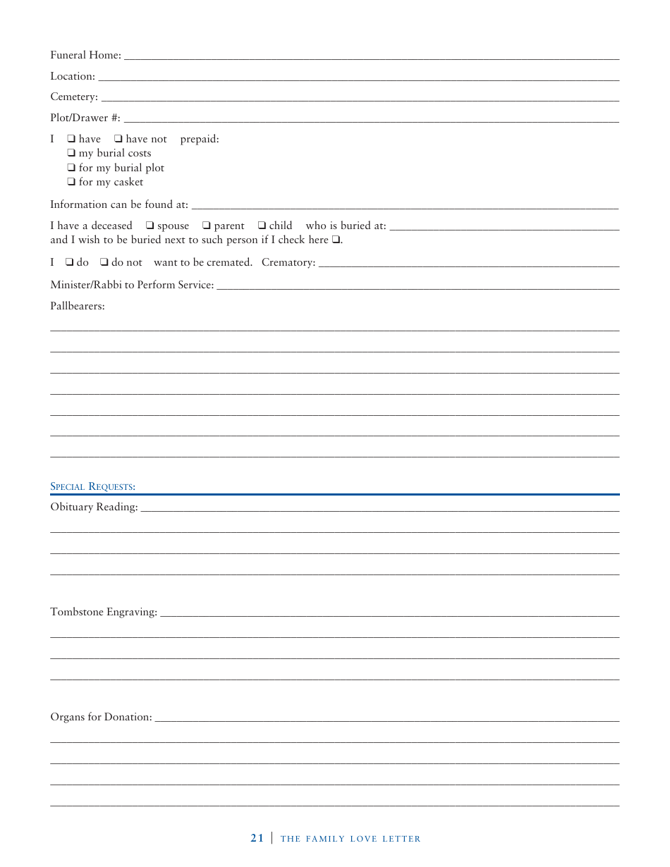 Family Love Letter Template - John J. Scroggin, Page 16