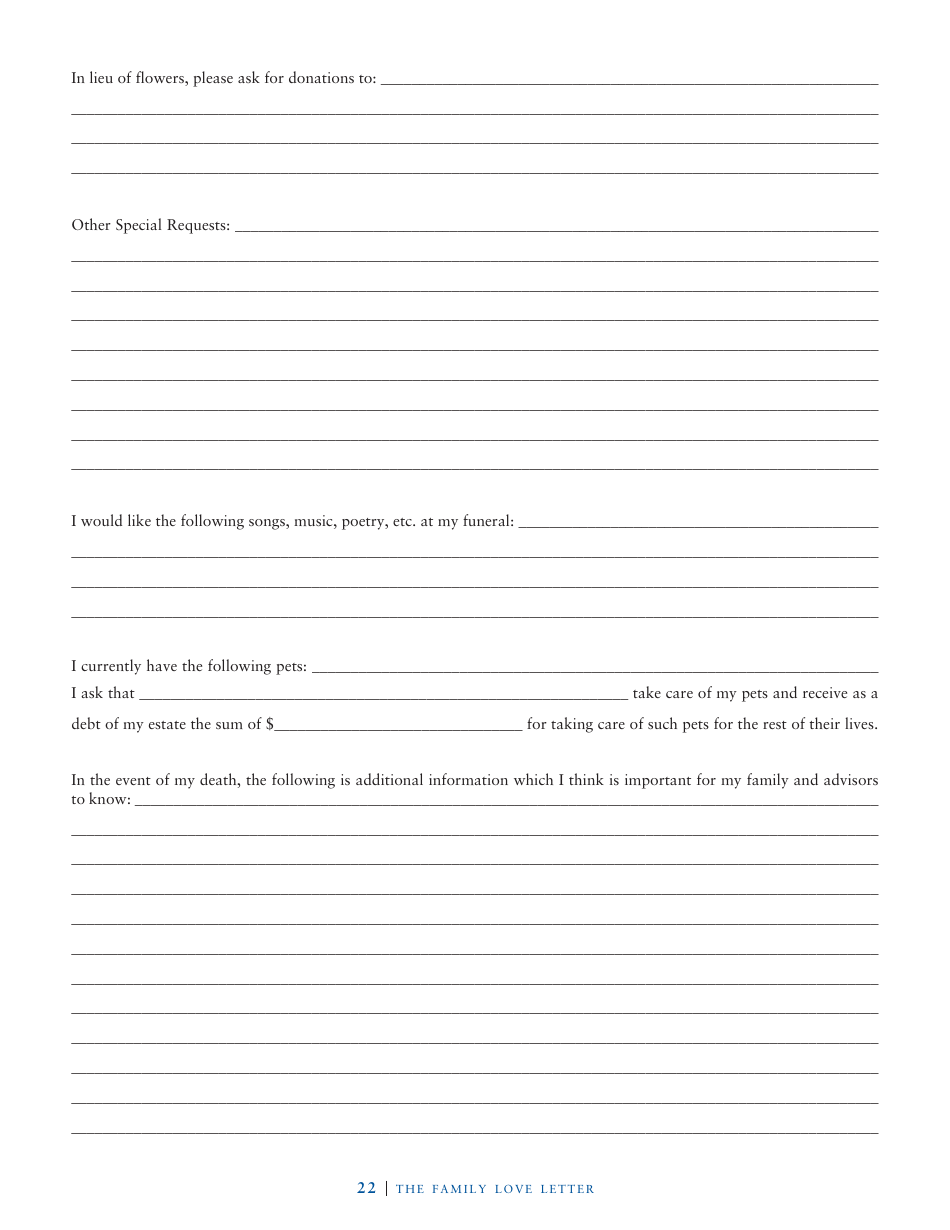Family Love Letter Template - John J. Scroggin, Page 17