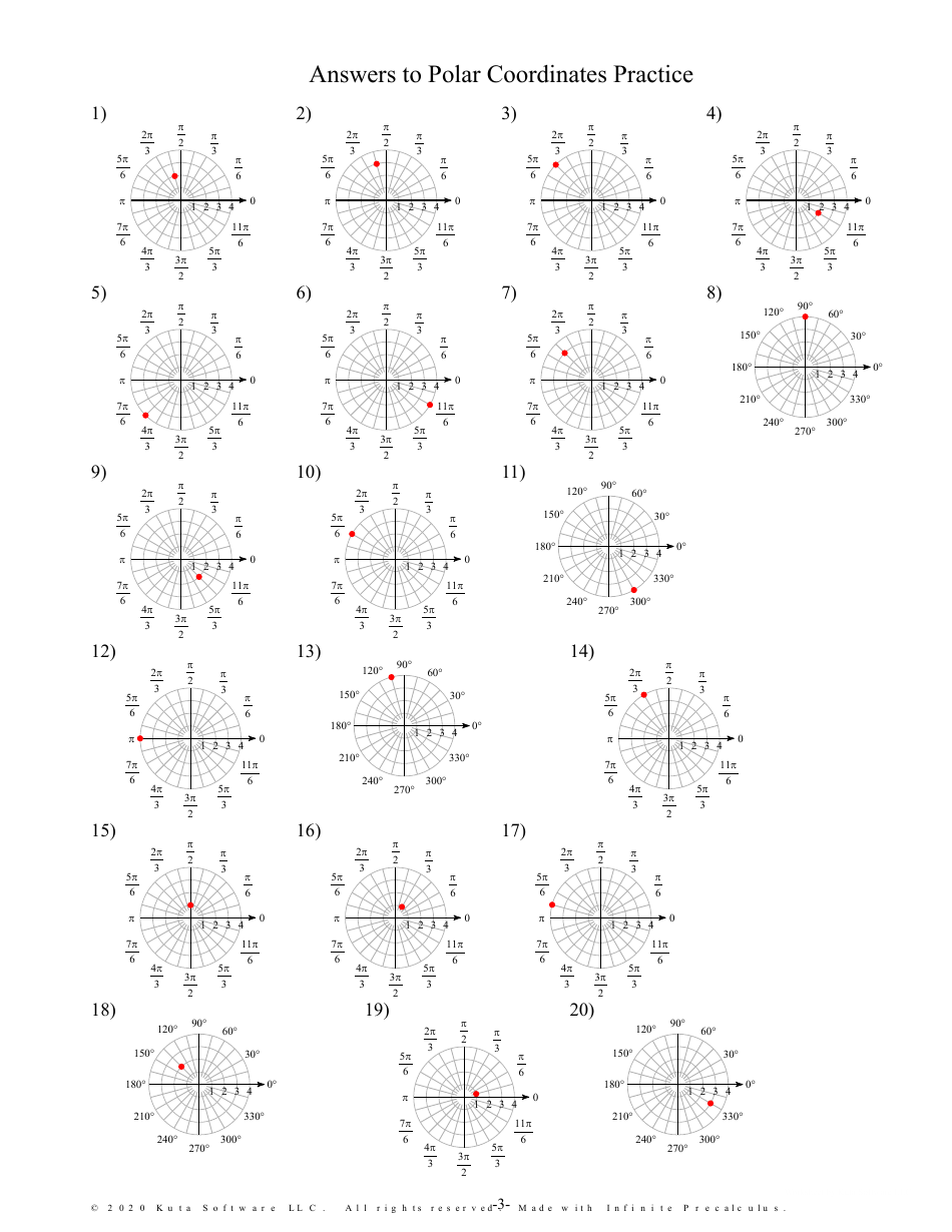 Polar Coordinates Practice Sheet - Kuta Software, Page 3