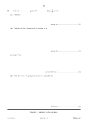 May/June 2015 Cambridge International Examinations: Mathematics Paper 4 (Extended), Page 15
