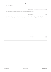 May/June 2015 Cambridge International Examinations: Mathematics Paper 4 (Extended), Page 5