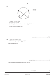 May/June 2015 Cambridge International Examinations: Mathematics Paper 4 (Extended), Page 9