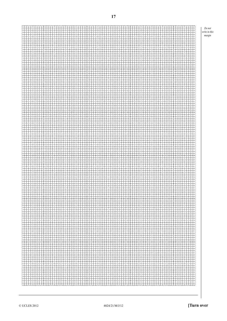 May / June 2012 University of Cambridge International Examinations: Mathematics (Syllabus D) Paper 2, Page 17