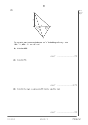 May/June 2012 University of Cambridge International Examinations: Mathematics (Syllabus D) Paper 2, Page 21