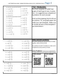 Unit T Student Success Sheet (Sss): Graphing Trig Functions (With Answer Key) - Crystal Kirch, Page 4