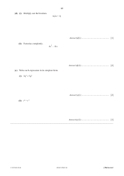 Cambridge International Examinations: Mathematics Paper 3 (Core), Page 13