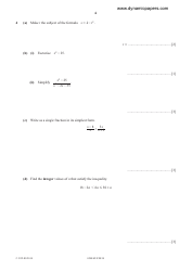 Cambridge International Examinations: Mathematics Paper 4 (Extended), Page 6