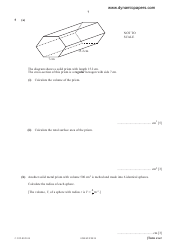 Cambridge International Examinations: Mathematics Paper 4 (Extended), Page 7