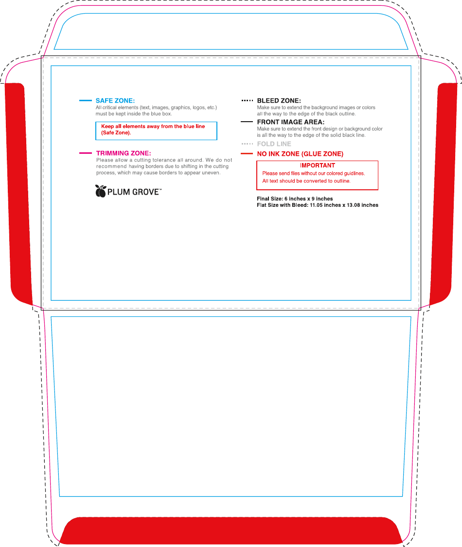 6 X 9 Envelope Template, Page 1