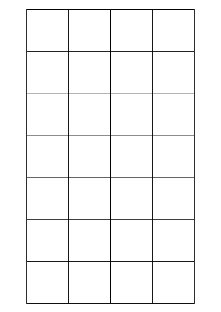 A4 Graph Paper With 4cm Squares