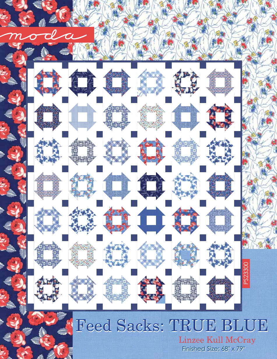 True Blue Quilt Block Pattern