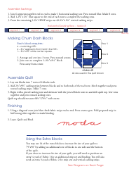 True Blue Quilt Block Pattern, Page 3