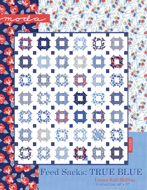 True Blue Quilt Block Pattern