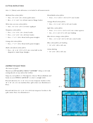 The Anderson Family Quilt Pattern Template, Page 2