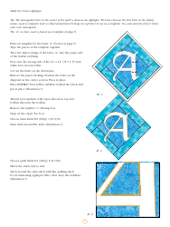 The Anderson Family Quilt Pattern Template, Page 3