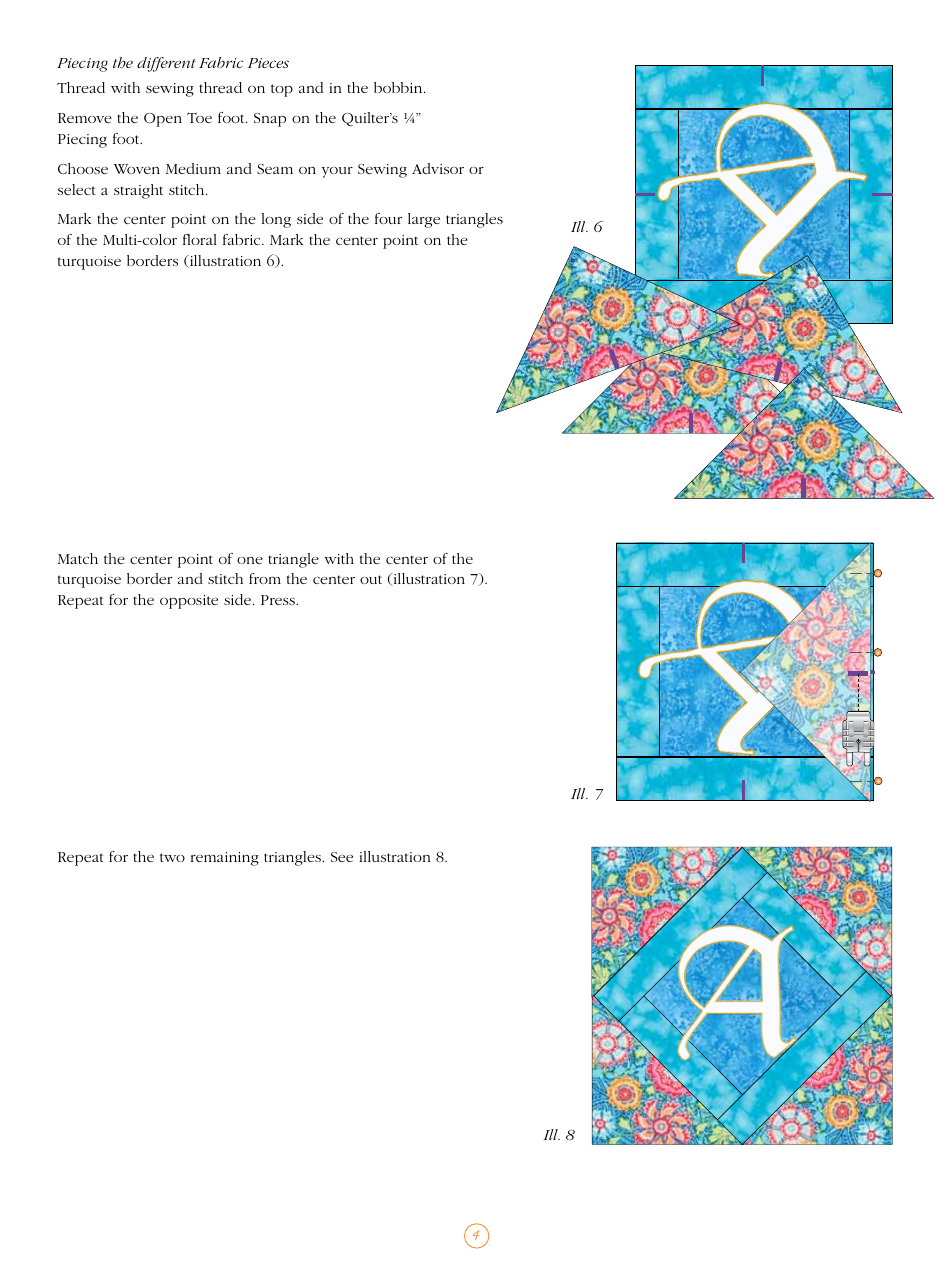 The Anderson Family Quilt Pattern Template, Page 4