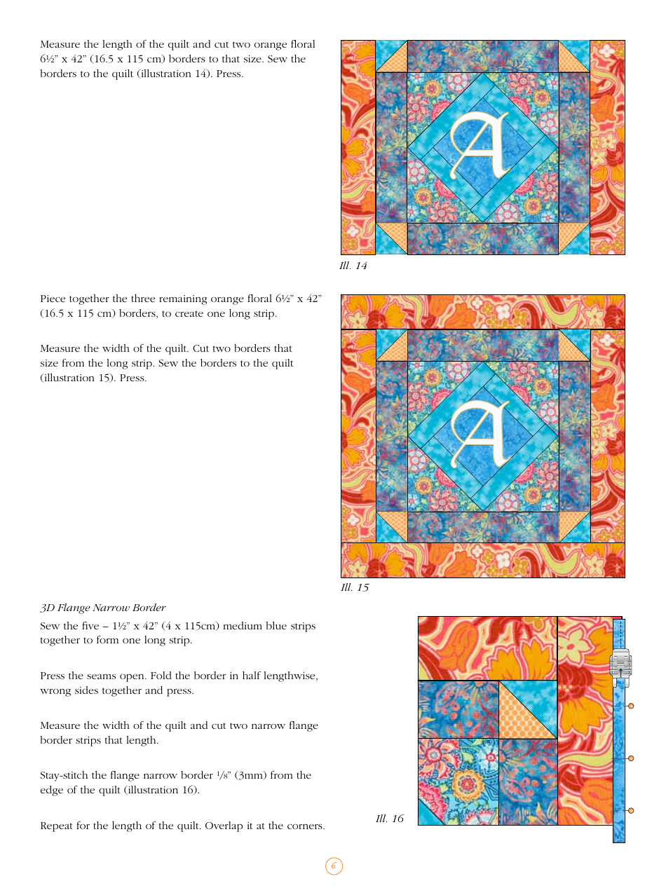 The Anderson Family Quilt Pattern Template, Page 6