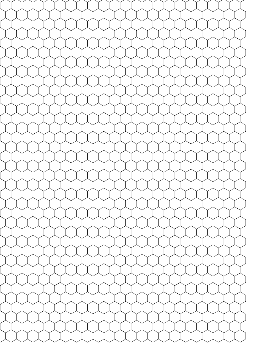 Hexagonal Paper Template, Page 1