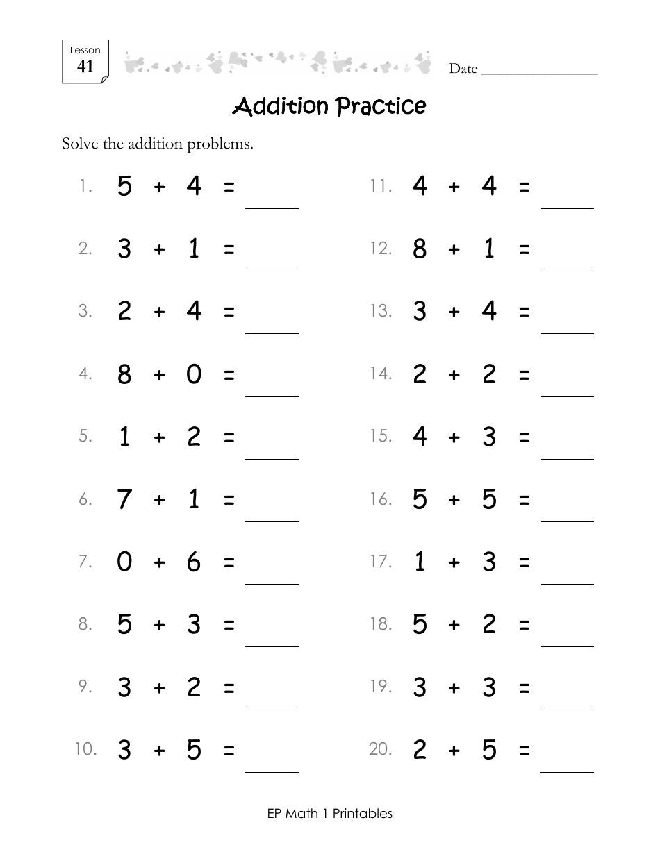 Ep Math 1 Workbook Template, Page 11