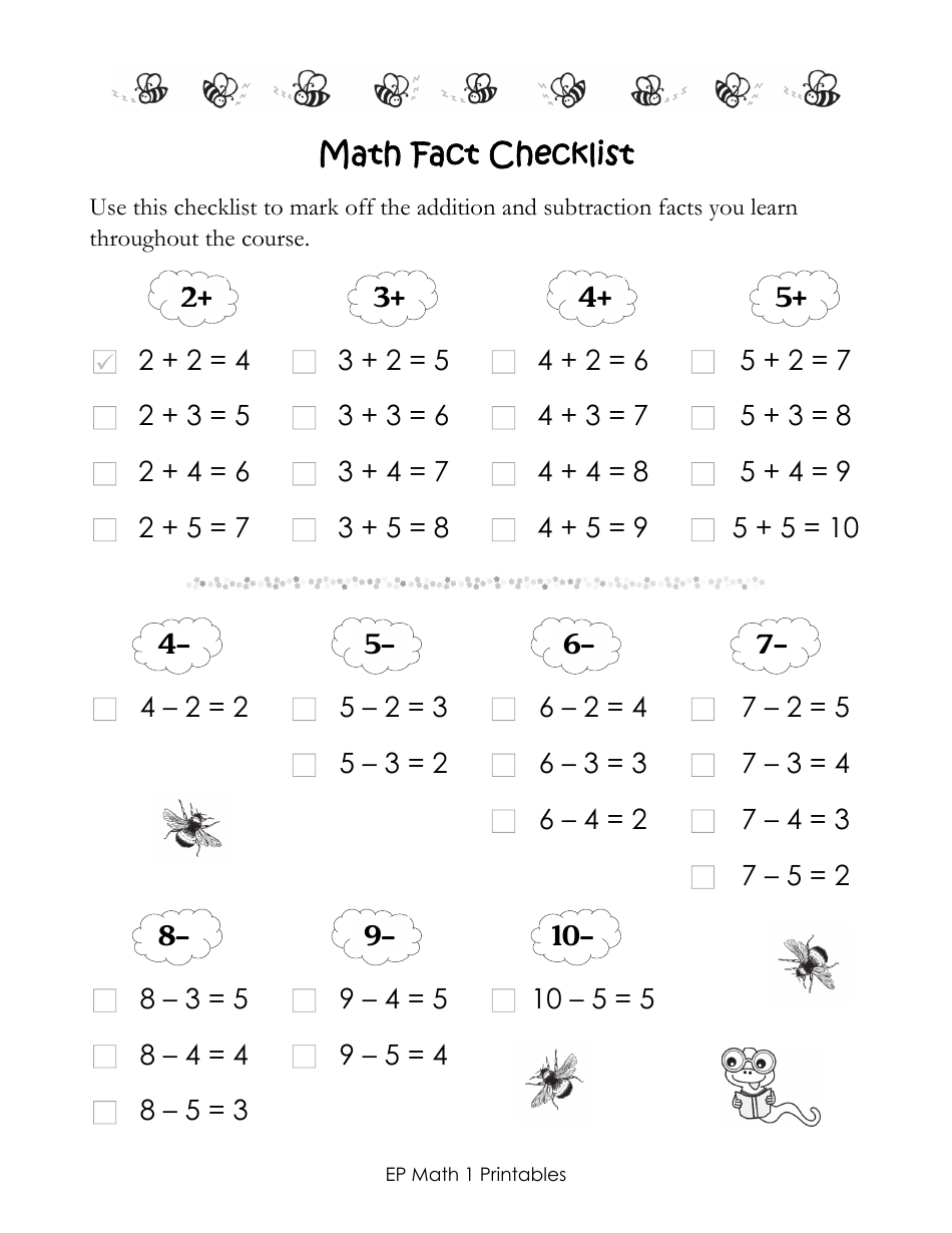 Ep Math 1 Workbook Template, Page 3