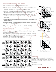 Mill Book Series Quilt Pattern Templates, Page 5