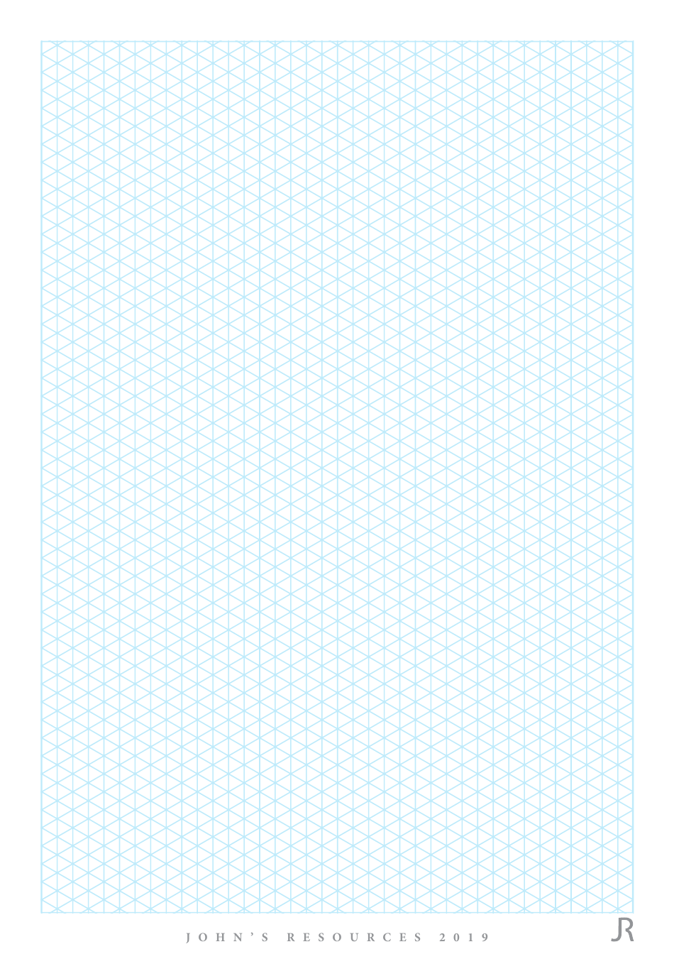 Isometric Alphabet Worksheet, Page 3