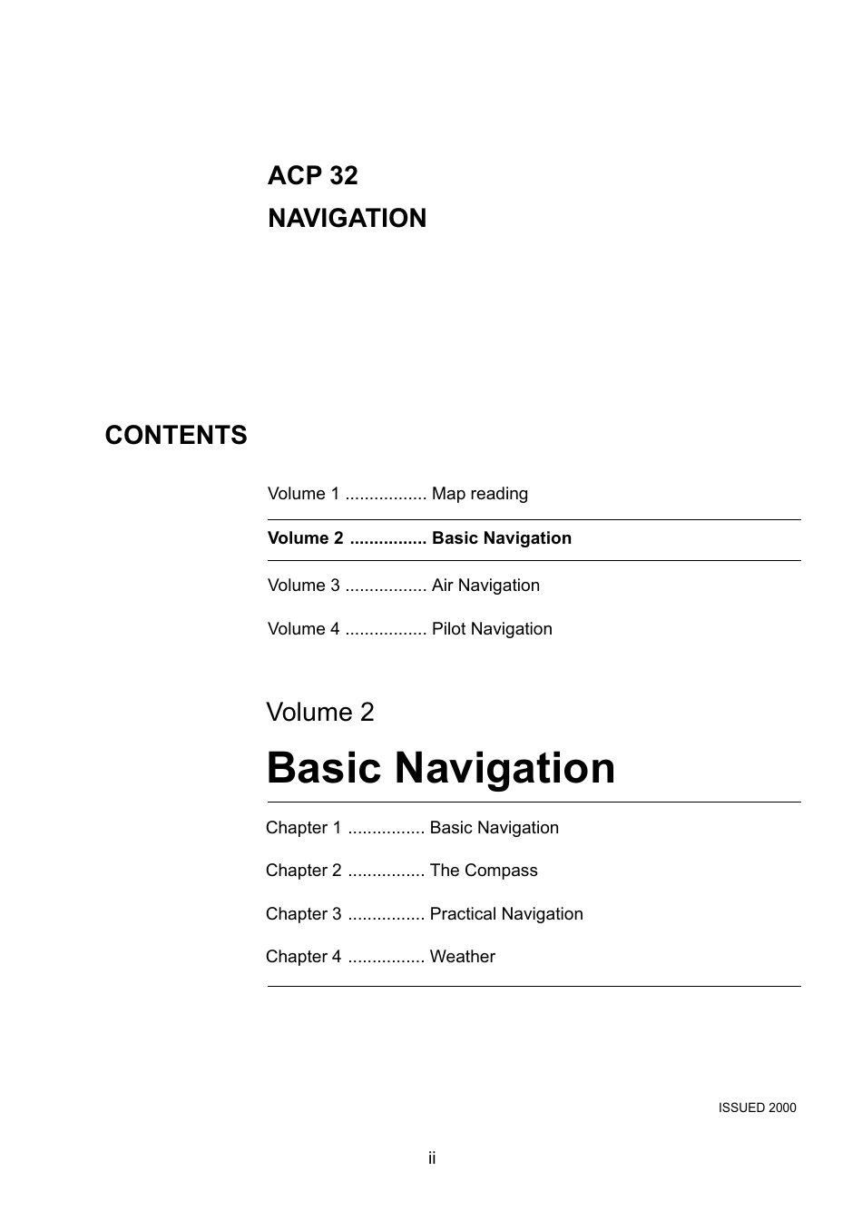 Form ACP32 Volume 2 Basic Navigation - United Kingdom, Page 3