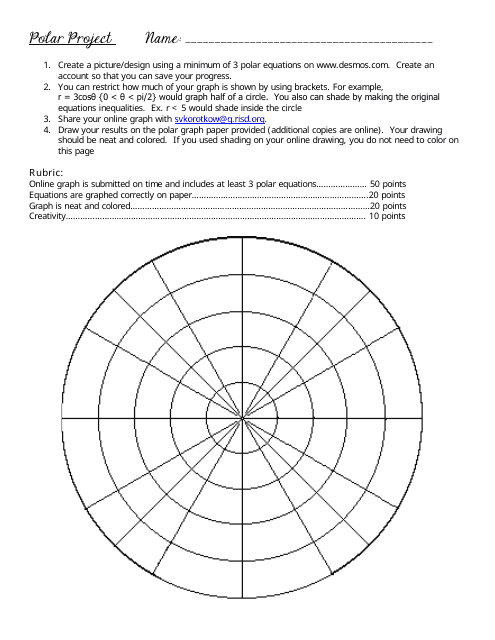 Polar Graph Project Template