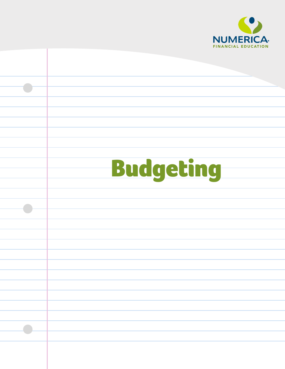 Budgeting Worksheet Download Printable PDF Templateroller