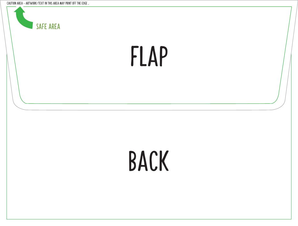 5.75 X 4.375 Envelope Template, Page 2