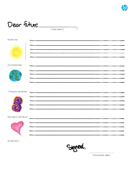 Future Me Letter Template, Page 2