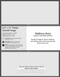 8.5&#039; X 11&#039; Trifold Brochure Template