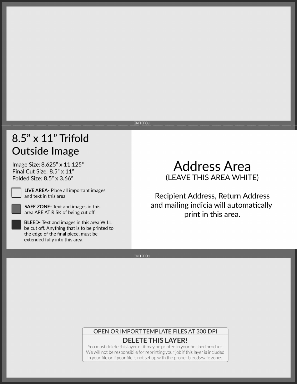 8.5 X 11 Trifold Brochure Template, Page 1