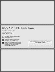8.5&#039; X 11&#039; Trifold Brochure Template, Page 2