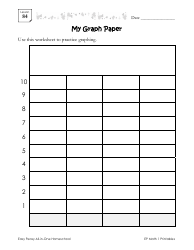 Document preview: Graph Paper Practice Worksheet