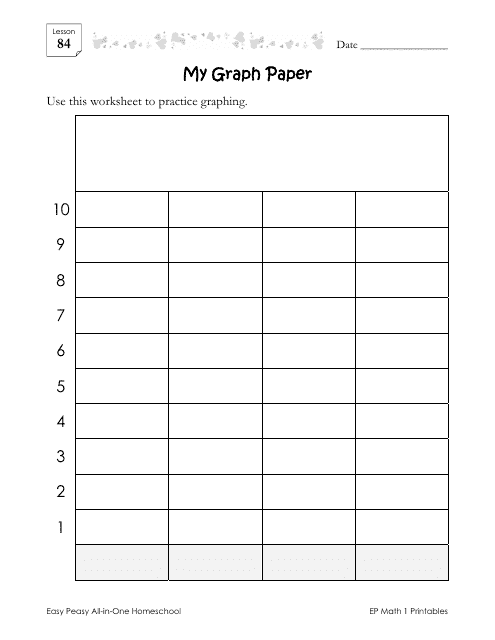Graph Paper Practice Worksheet