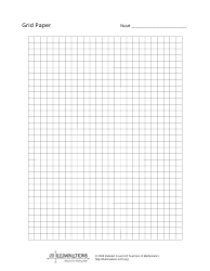 Document preview: Grid Paper Template - National Council of Teachers of Mathematics