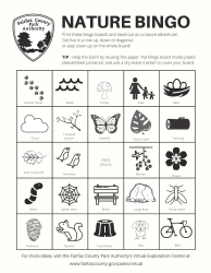 Nature Bingo - Fairfax County, Virginia, Page 4