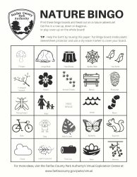 Nature Bingo - Fairfax County, Virginia, Page 5