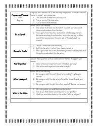 Weekly Reading Planner Template - 3rd Grade Academy, Page 2