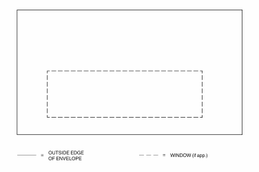 Document preview: Envelope With Window Template