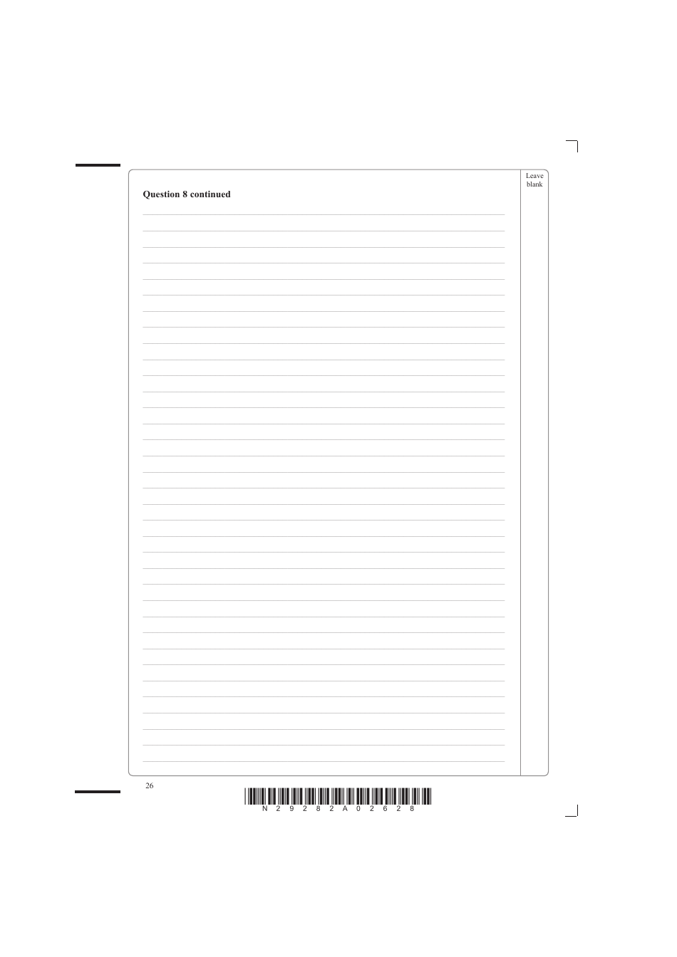 June 2008 Edexcel Gce Further Pure Mathematics Fp1 - Advanced / Advanced Subsidiary, Page 26